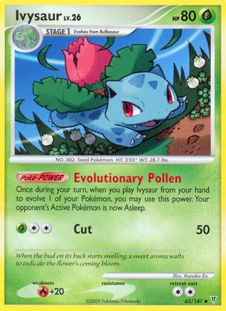 Ivysaur 062/147 - Uncommon