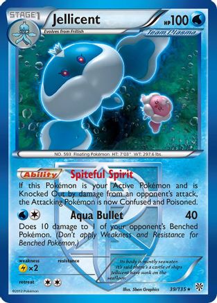 Jellicent (Team Plasma) 039/135 - Rare