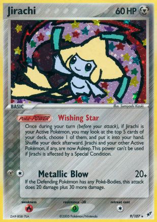 Jirachi 009/107 - Holo Rare - Holofoil