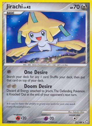 Jirachi 031/146 - Rare
