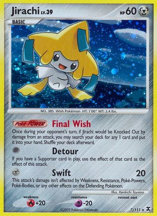 Jirachi 007/111 - Holo Rare - Holofoil