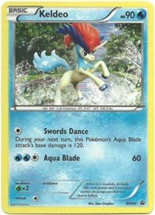 Keldeo BW60 - Promo - Holofoil