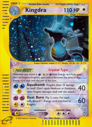 Kingdra (148) 148/147 - Secret Rare - Holofoil