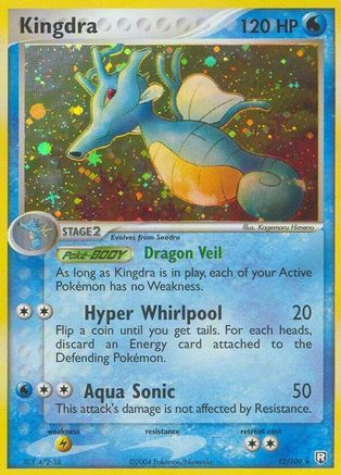 Kingdra 012/109 - Holo Rare - Reverse Holofoil