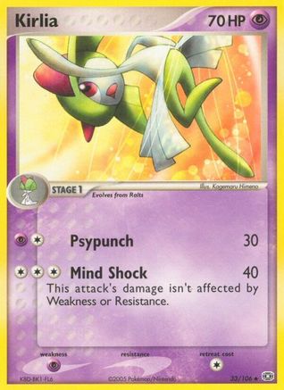 Kirlia 033/106 - Uncommon - Reverse Holofoil