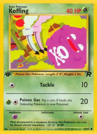 Koffing 058/82/82 - Common - Unlimited