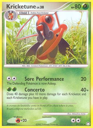 Kricketune 027/123 - Rare