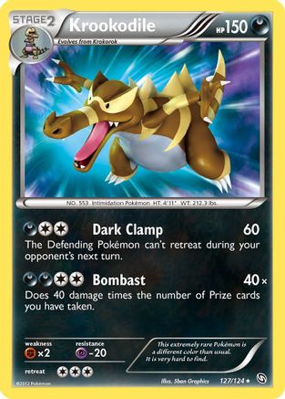 Krookodile 127/124 - Secret Rare - Holofoil