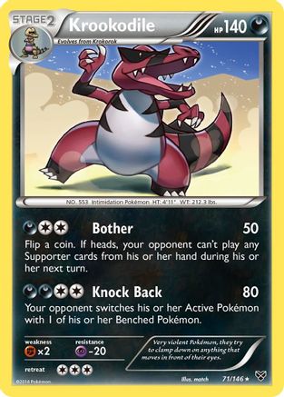 Krookodile 071/146 - Rare