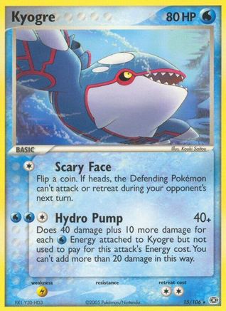Kyogre 015/106/106 - Rare