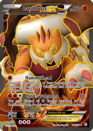 Landorus EX (144 Full Art) 144/149 - Ultra Rare - Holofoil
