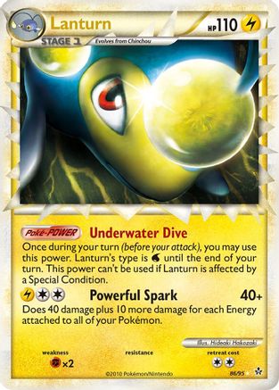 Lanturn (Prime) 086/95 - Ultra Rare - Holofoil
