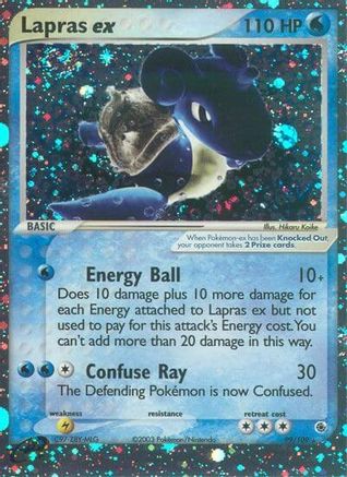 Lapras ex 099/109/109 - Ultra Rare - Holofoil