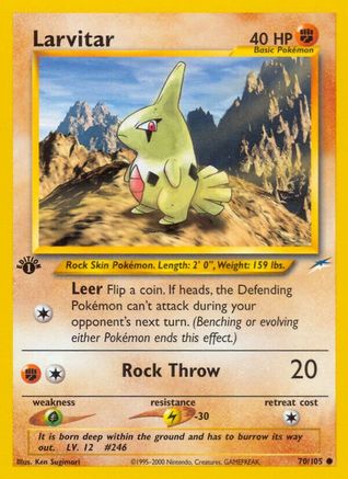 Larvitar 070/105/105 - Common - 1st Edition