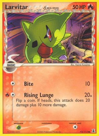 Larvitar (Delta Species) 073/113/113 - Common - Reverse Holofoil