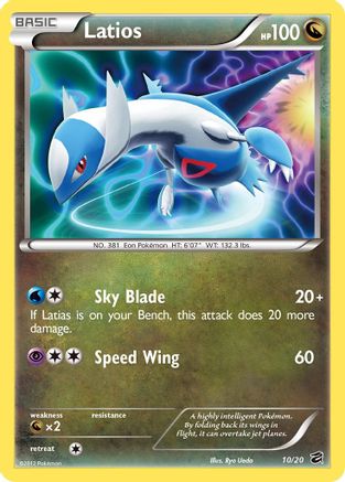 Latios 010/20/20 - Holo Rare - Holofoil