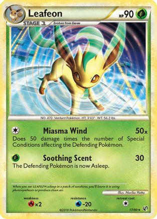 Leafeon 017/90 - Rare