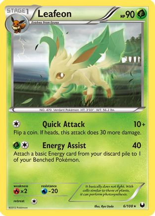 Leafeon 006/108 - Rare