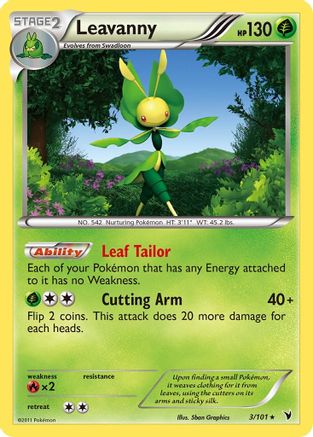 Leavanny 003/101 - Holo Rare - Holofoil