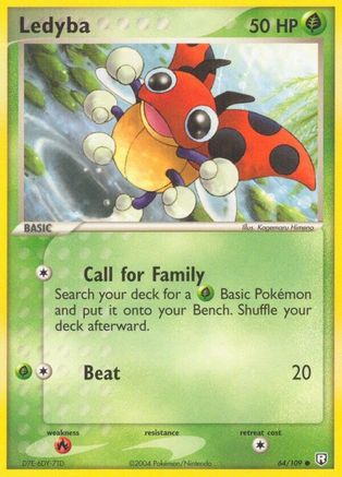 Ledyba 064/109 - Common - Reverse Holofoil