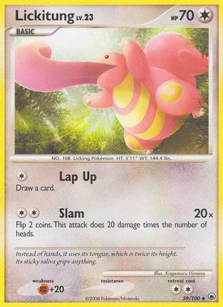 Lickitung 039/100 - Uncommon