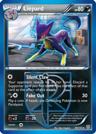 Liepard (Team Plasma) 084/135 - Rare