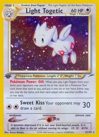 Light Togetic 015/105 - Holo Rare - Unlimited Holofoil