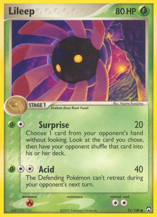 Lileep 052/108 - Common - Reverse Holofoil