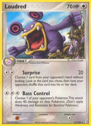 Loudred 023/100/100 - Rare