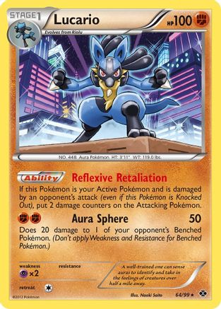 Lucario 064/99 - Holo Rare - Holofoil