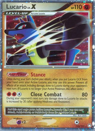 Lucario LV.X 122/123 - Ultra Rare - Holofoil