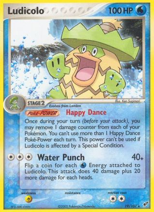 Ludicolo 019/107/107 - Rare