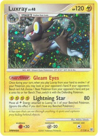 Luxray 007/130/130 - Holo Rare - Holofoil