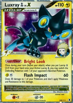 Luxray GL Lv.X 109/111 - Ultra Rare - Holofoil