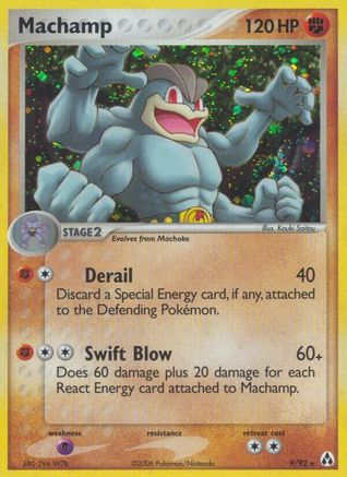 Machamp 009/92 - Holo Rare - Holofoil