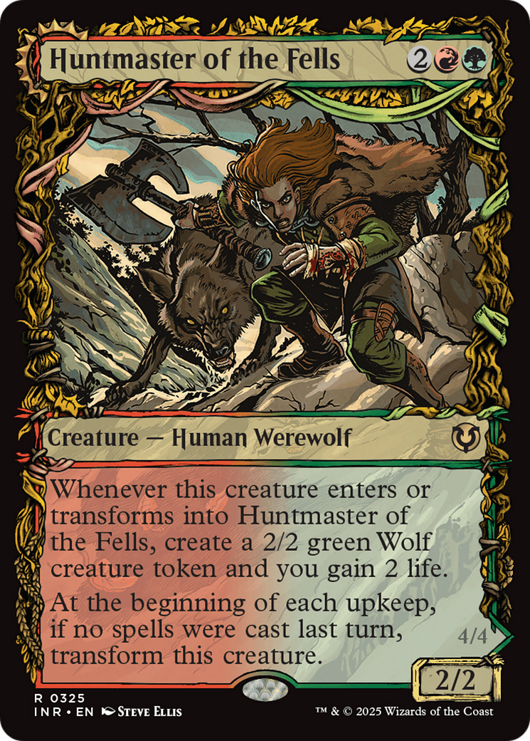Huntmaster of the Fells // Ravager of the Fells (Showcase) (-325) - Innistrad Remastered Foil