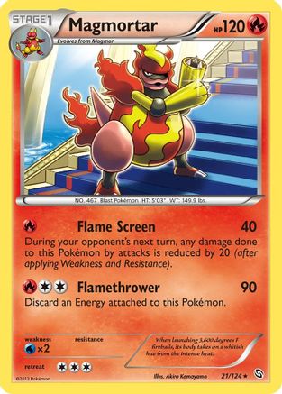 Magmortar 021/124 - Rare