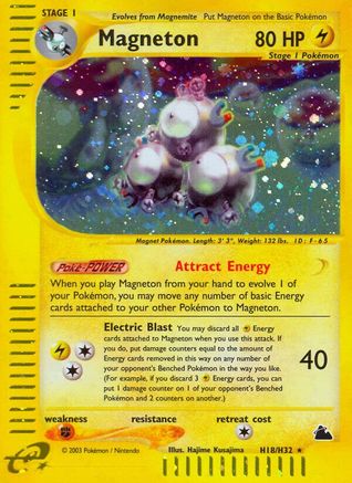 Magneton (H18) H18/144 - Holo Rare - Holofoil