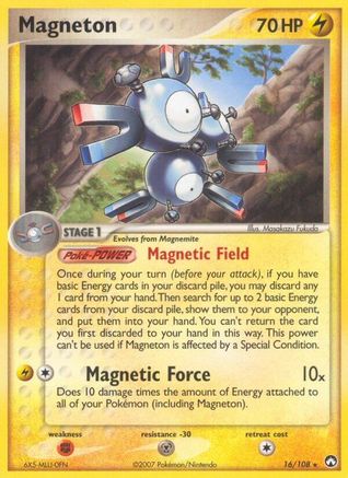 Magneton 016/108 - Rare - Reverse Holofoil