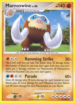 Mamoswine 021/100/100 - Rare