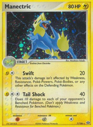 Manectric 007/106/106 - Holo Rare - Holofoil