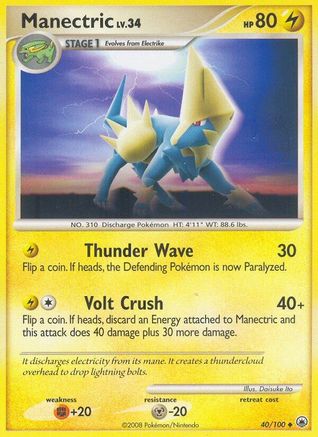 Manectric 040/100 - Uncommon