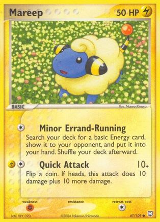 Mareep 067/109/109 - Common - Reverse Holofoil