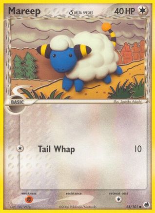 Mareep (Delta Species) 054/101/101 - Common - Reverse Holofoil