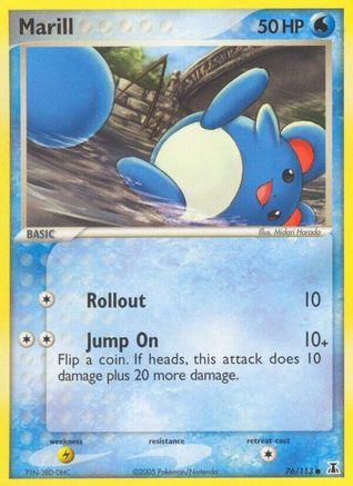 Marill 076/113/113 - Common - Reverse Holofoil
