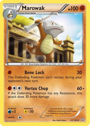 Marowak 061/124 - Rare