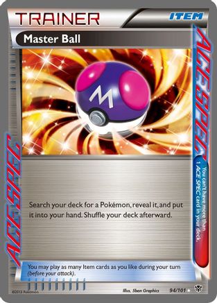 Master Ball 094/101 - Rare Ace - Holofoil