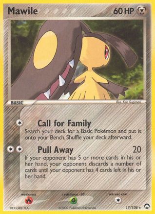 Mawile 017/108 - Rare - Reverse Holofoil