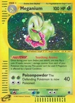 Meganium (18) 018/165 - Holo Rare - Holofoil