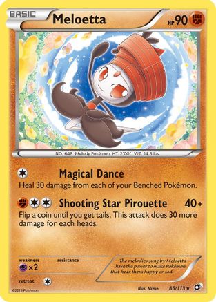 Meloetta (86) 086/113/113 - Rare